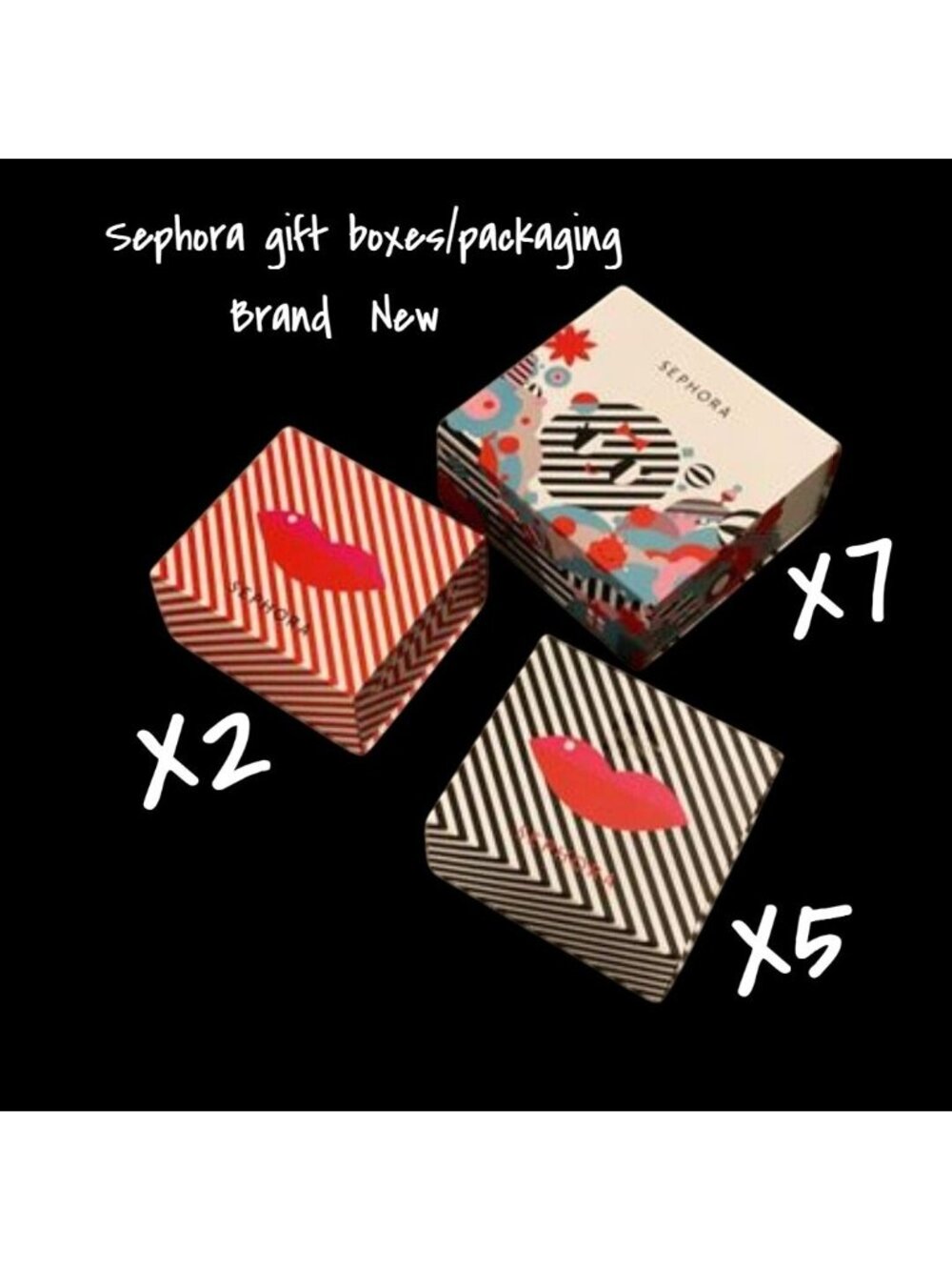 Sephora gift boxes/packaging limited-edition Lot 14 Brand New